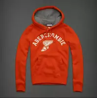 hommes chaqueta hoodie abercrombie & fitch 2013 classic t67 orange